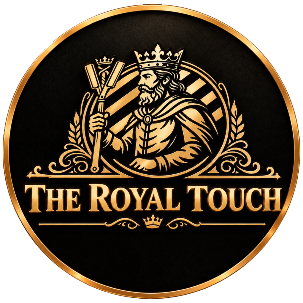 The Royal Touch Erkek Kuaförü Amblemi